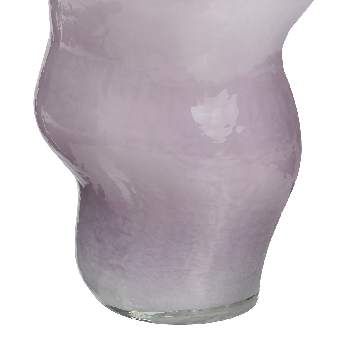 Große Glasvase mit Farbverlauf lila