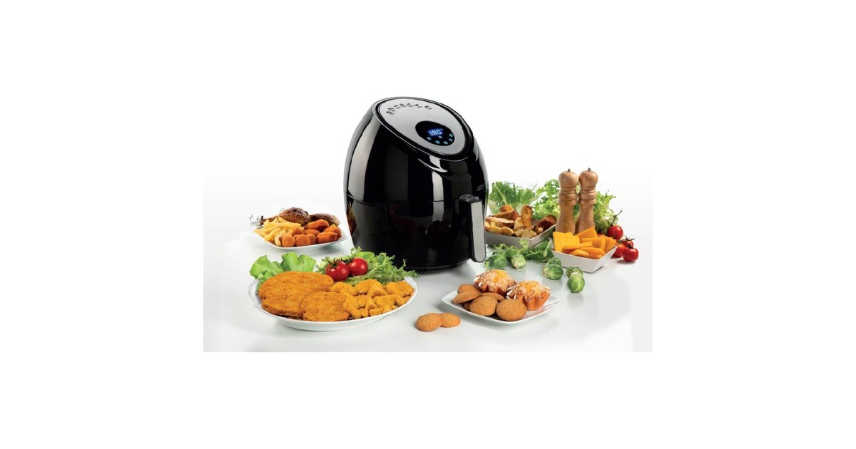 ArieteAiry Fryer XXL heteluchtfriteuse  (Zwart, 2.5 kg | 5.5 liter)