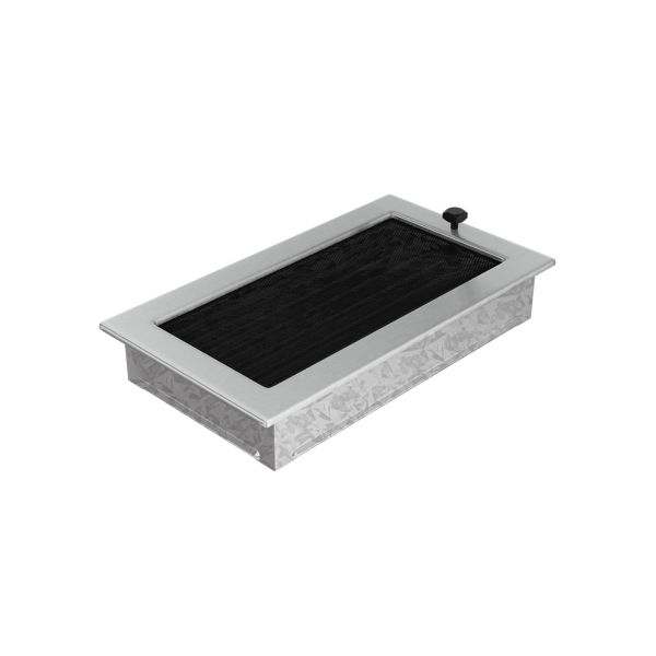 Kratki Grelha de Ventilação Inox Persiana 17x30cm