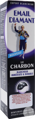 Email Diamant Le Charbon Dentifrice Blancheur Immédiate Et Durable Tube 75ml