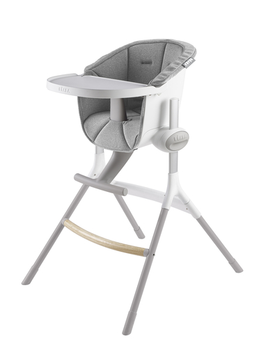 Assise Chaise Haute Up&Down grey - BEABA