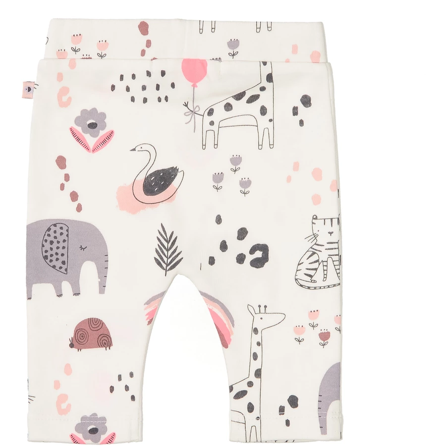Staccato Leggings warm white gemustert
