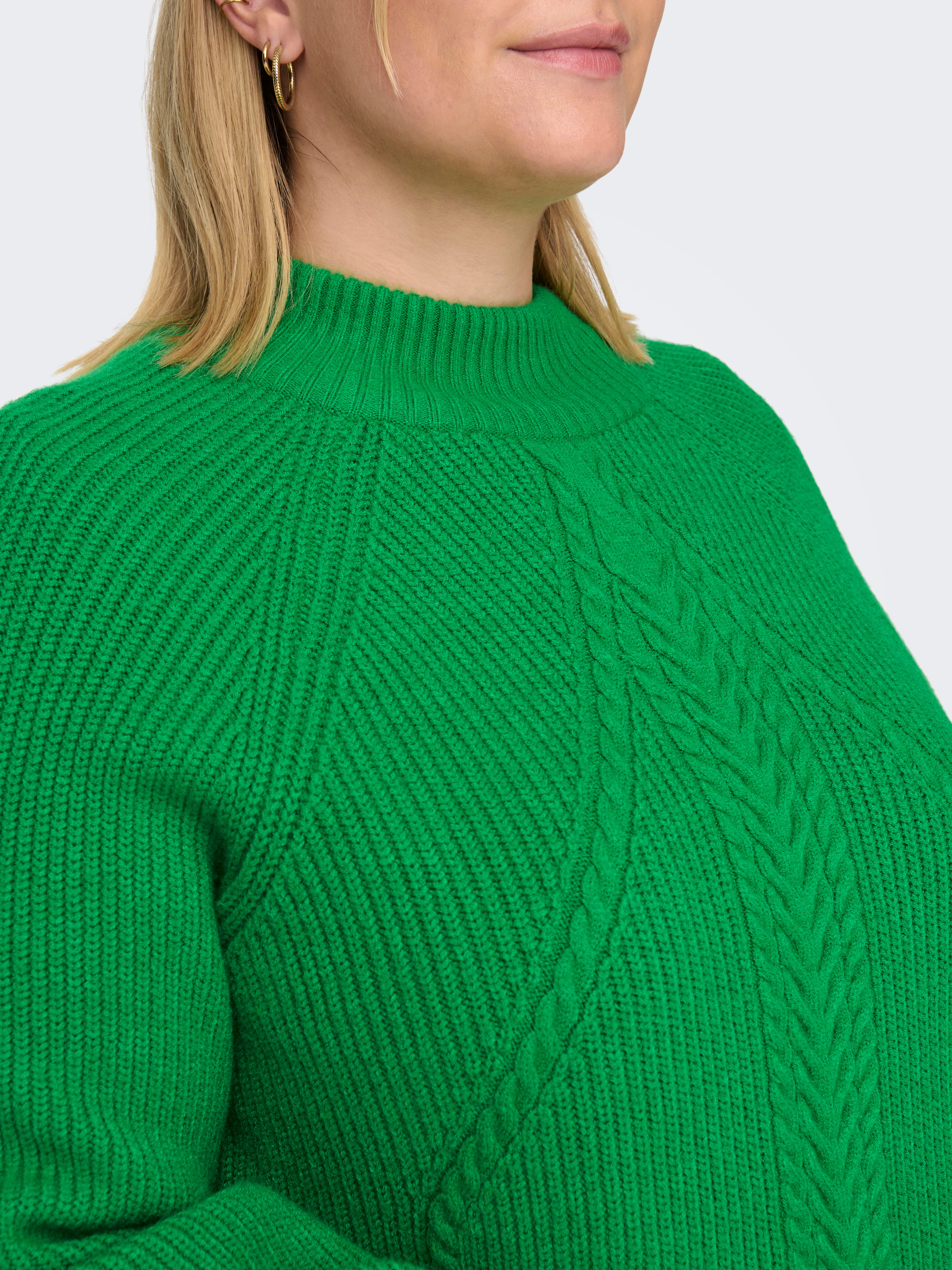 CARKATIA Strickpullover Green Bee