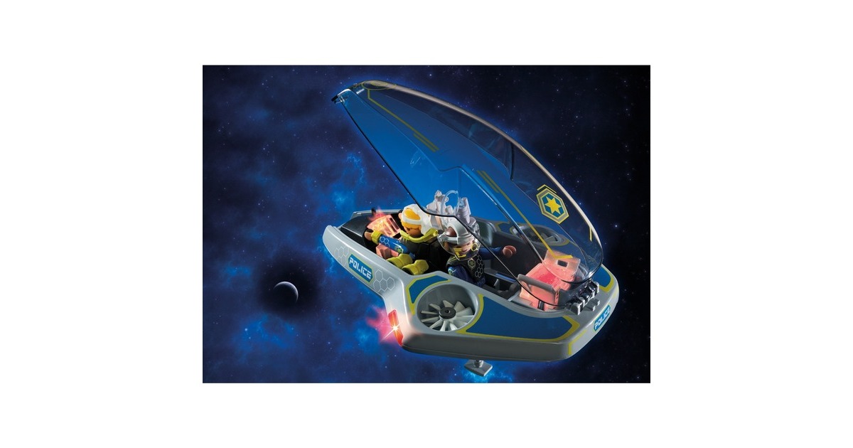 PLAYMOBILGalaxy Police - Galaxy politie glider Constructiespeelgoed  (70019)