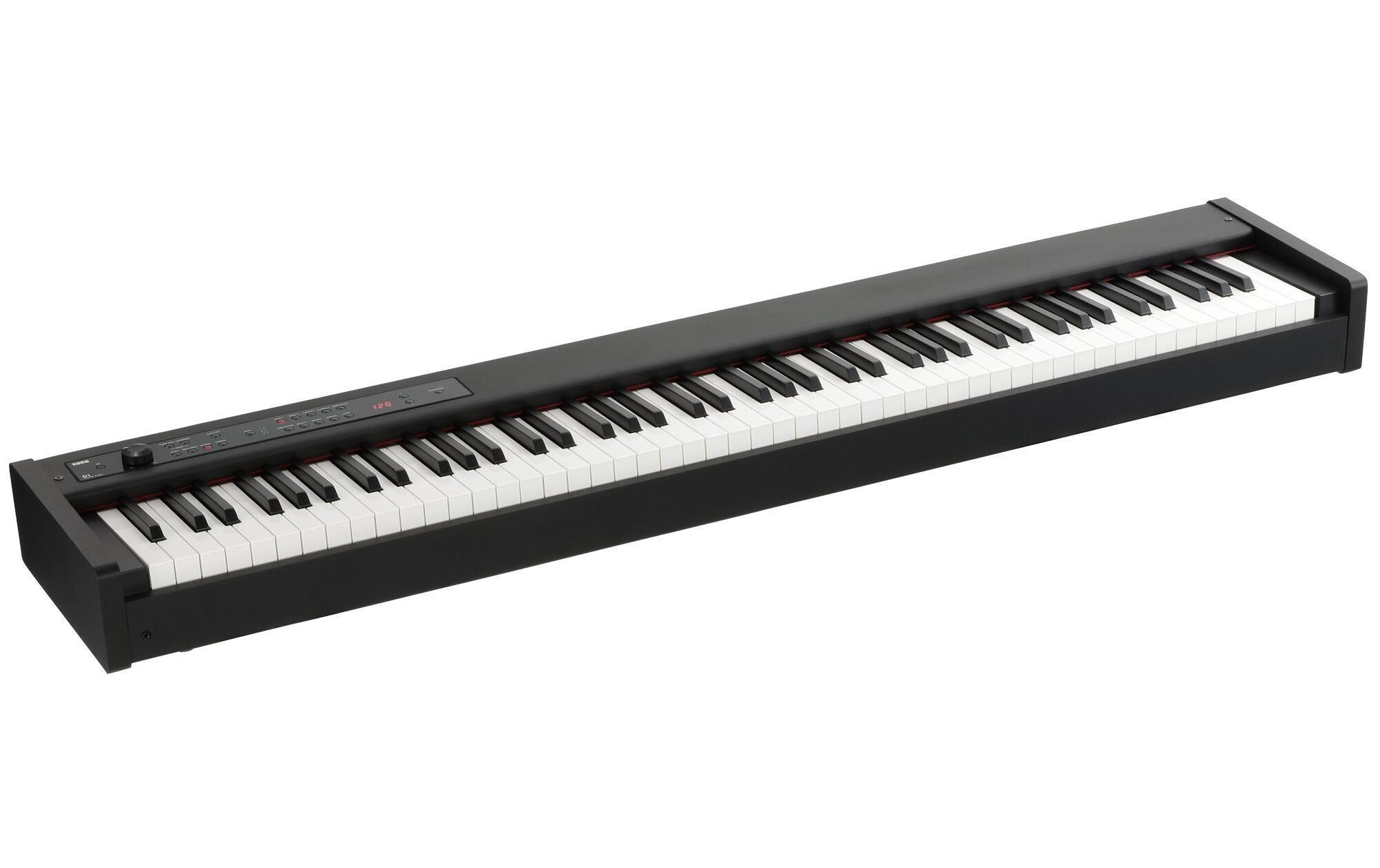 E-Piano D1 Schwarz<br>Kompaktes Stage Piano