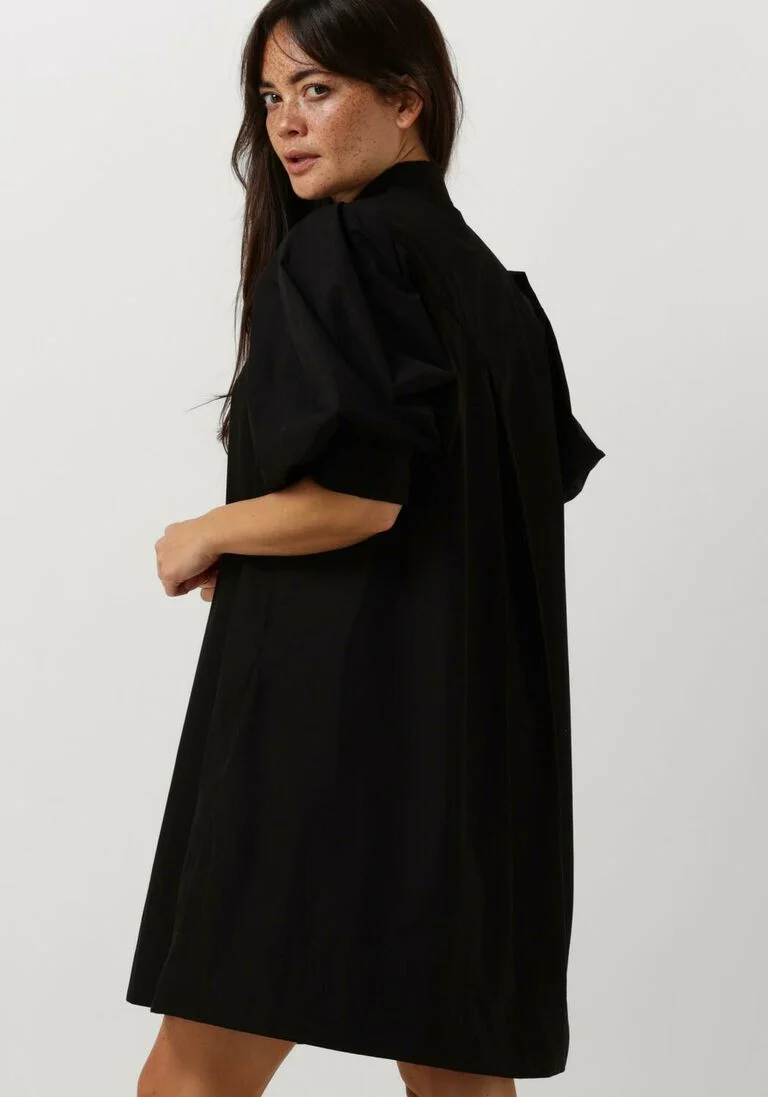 NOTRE-V zwarte notre-v mini jurk nv-davy dress