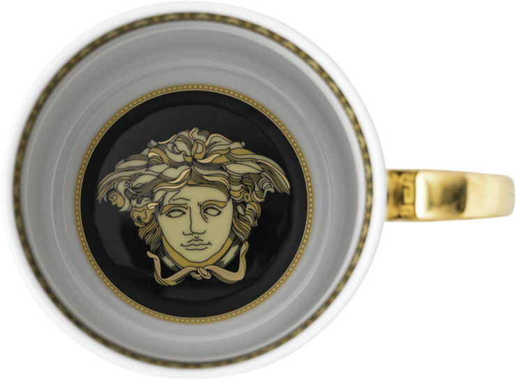 Versace Mug with handle, Virtus Gala Black, Versace Flerfarvet