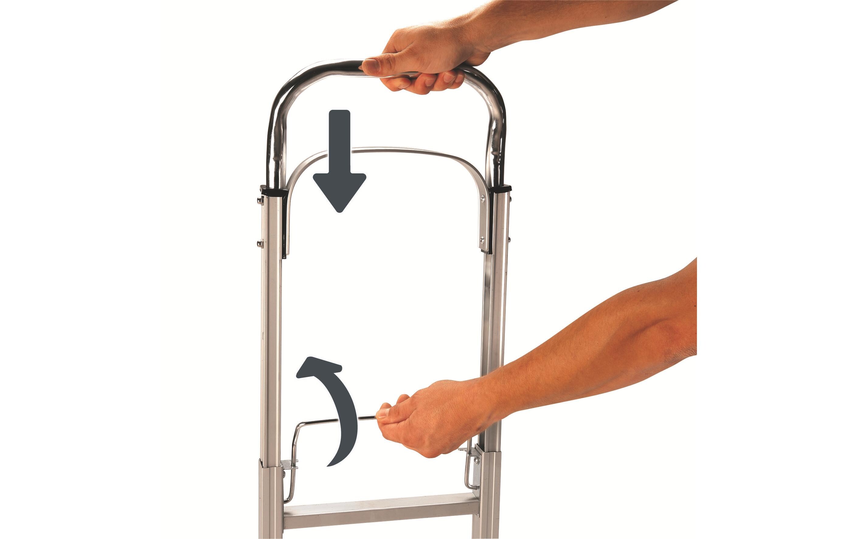 Sackkarre BT-HT 90 kg klappbare AuflageschaufelAluminium-Sackkarre