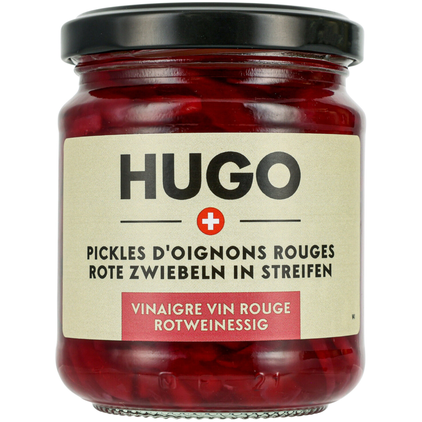 Hugo Rote Zwiebeln in Lamellen
