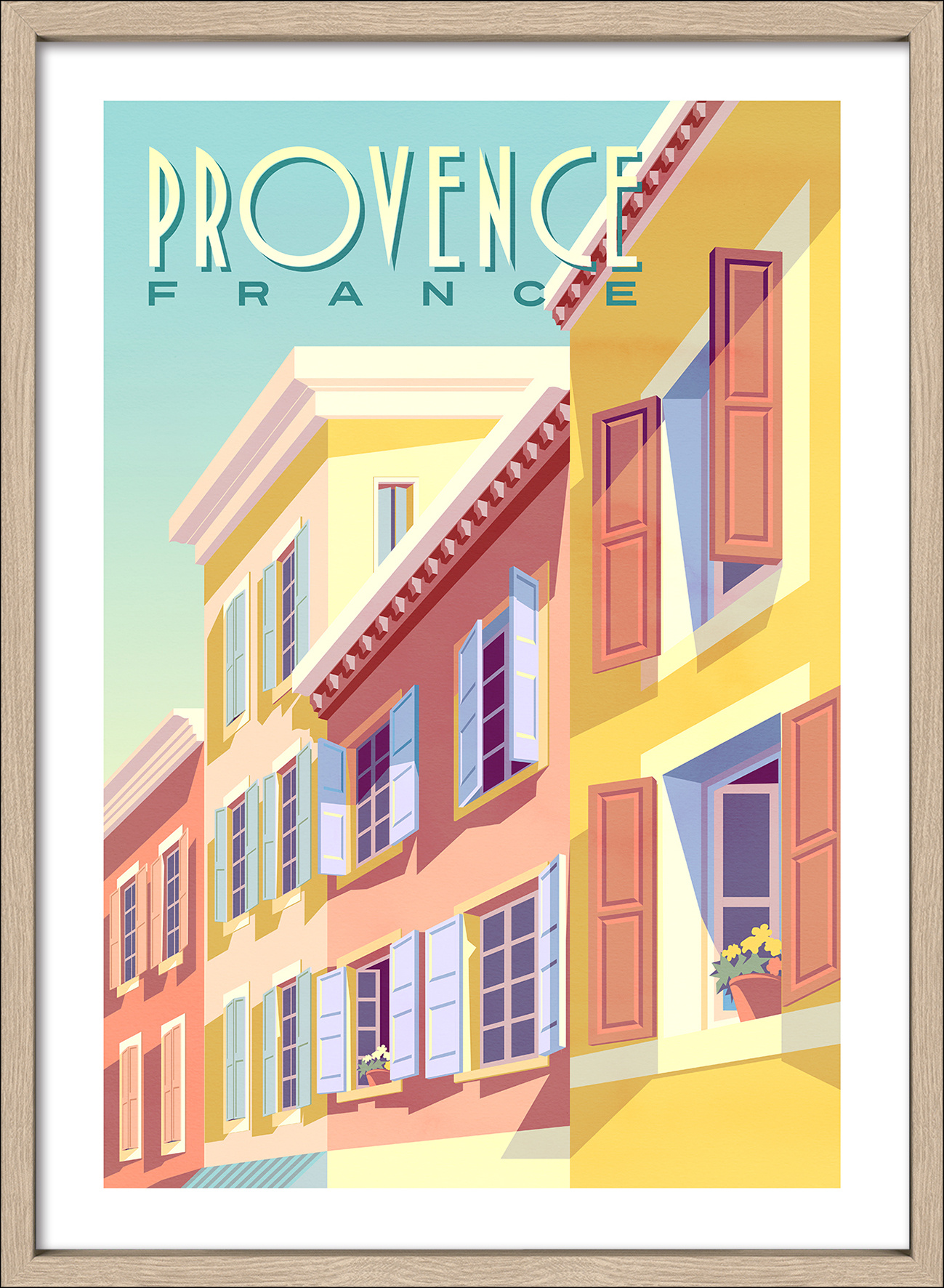 Gerahmtes Bild PROVENCE