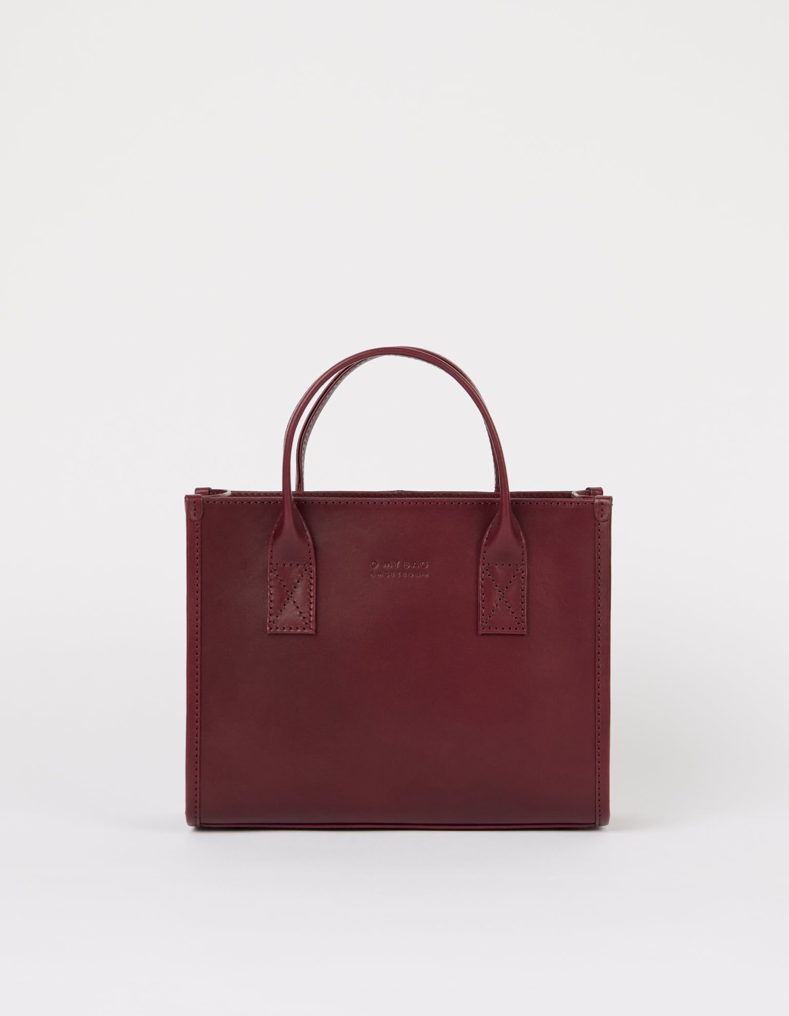 Jackie Midi   Leather Strap - Dark Cherry Classic Leather