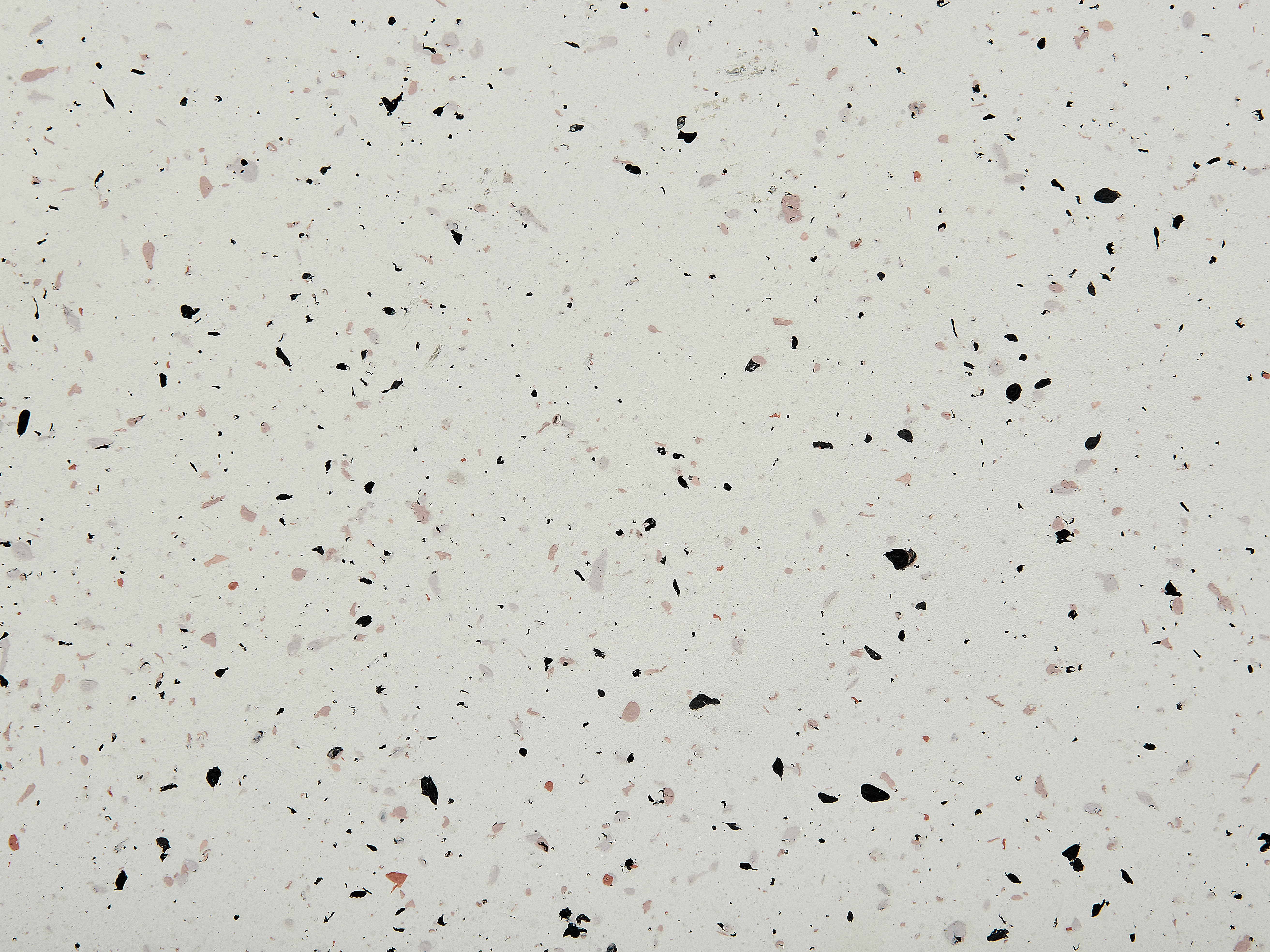 Bijzettafel EDOLO 37 cm 37 cm Terrazzo-effect Wit terrazzo