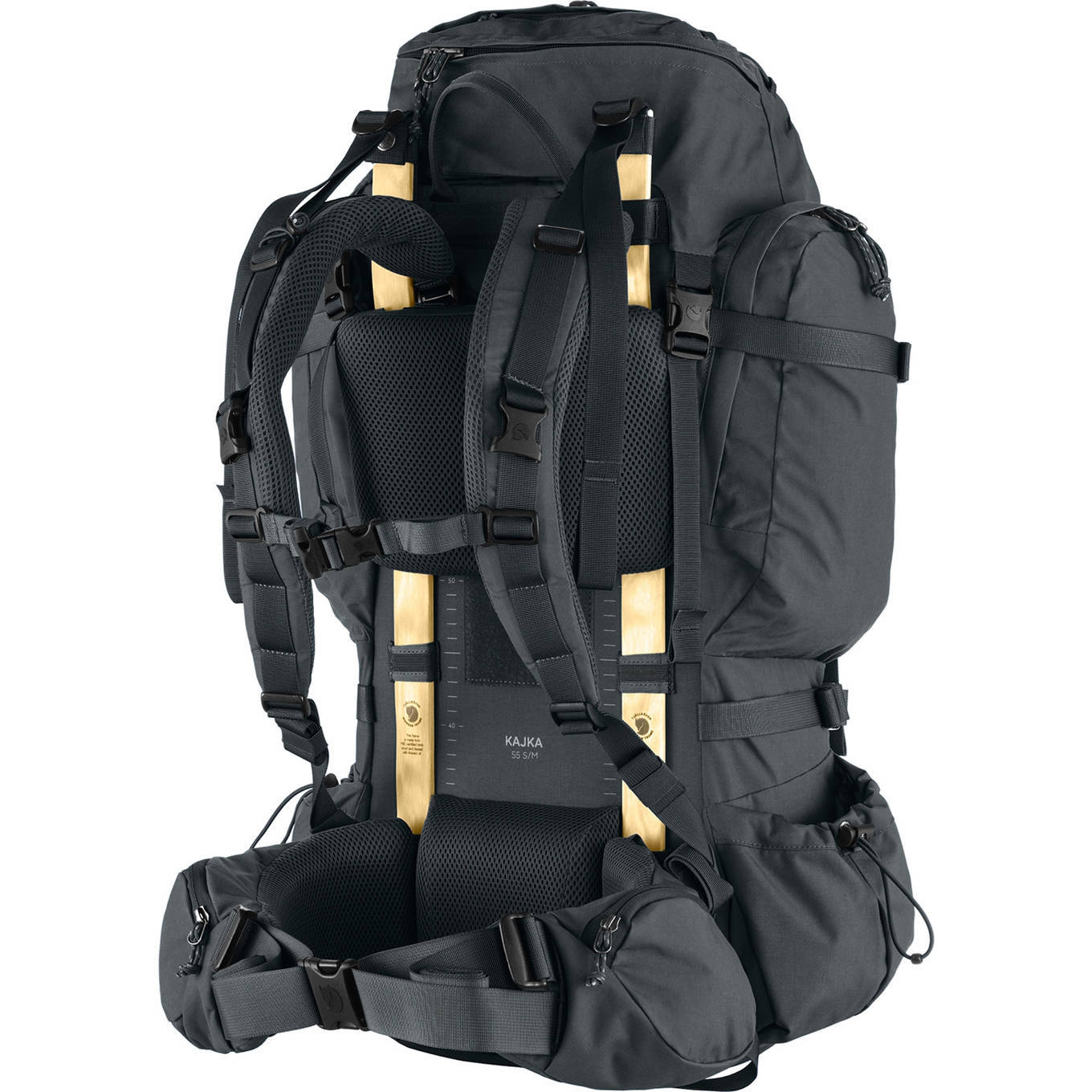 Fjällräven backpack Kajka 55L S/M zwart