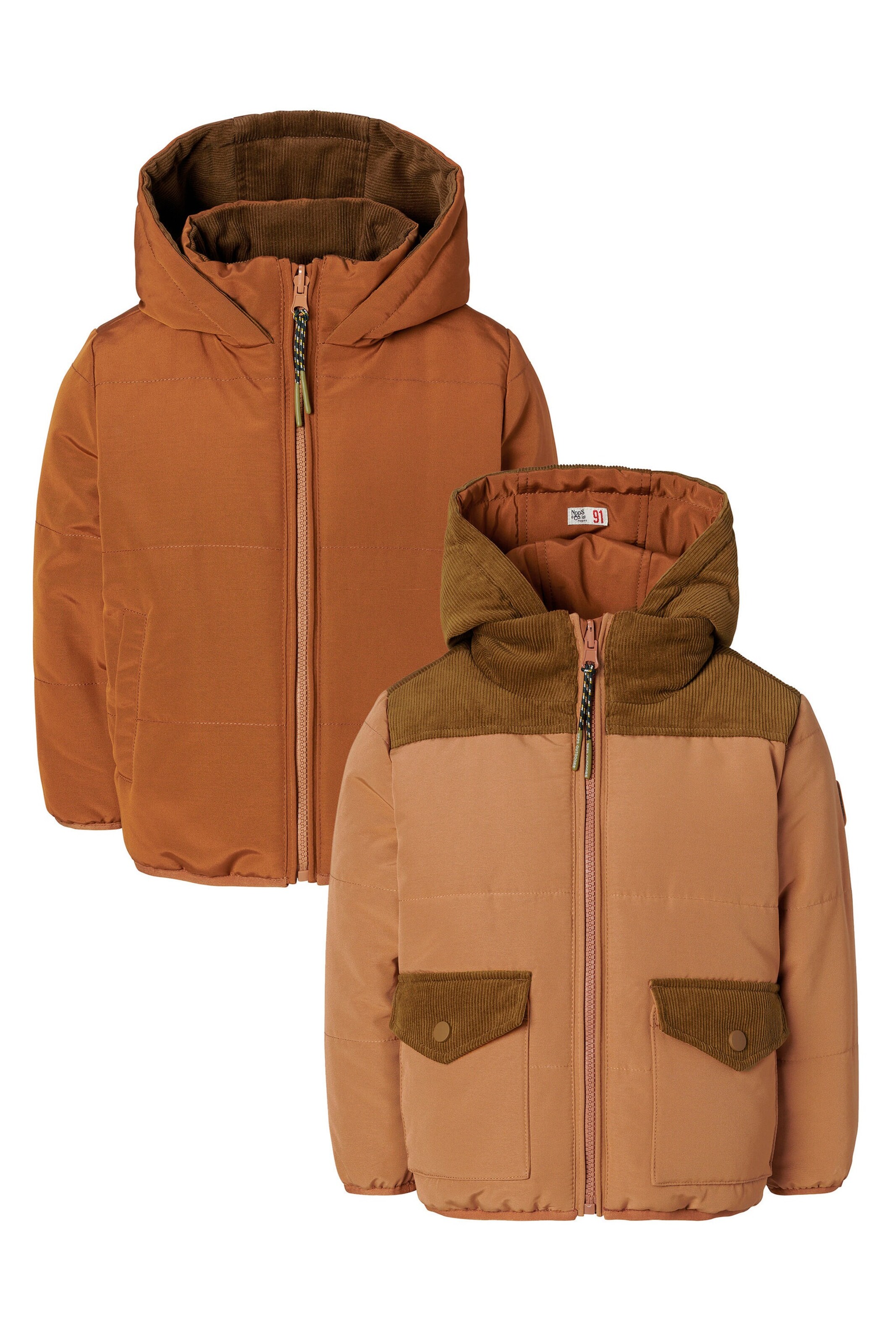 NOPPIES KIDS Winter jacke Hinix - Reversible Bistre