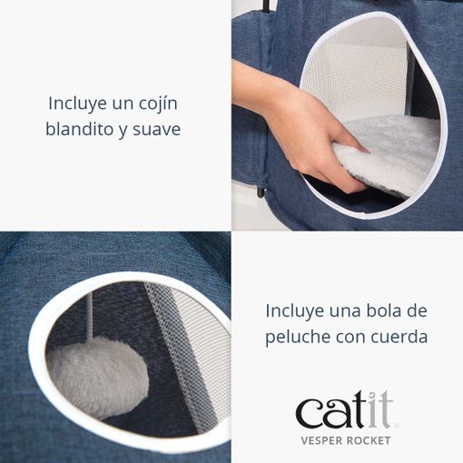 Catit Vesper Rocket, Azul - Ref. 42001