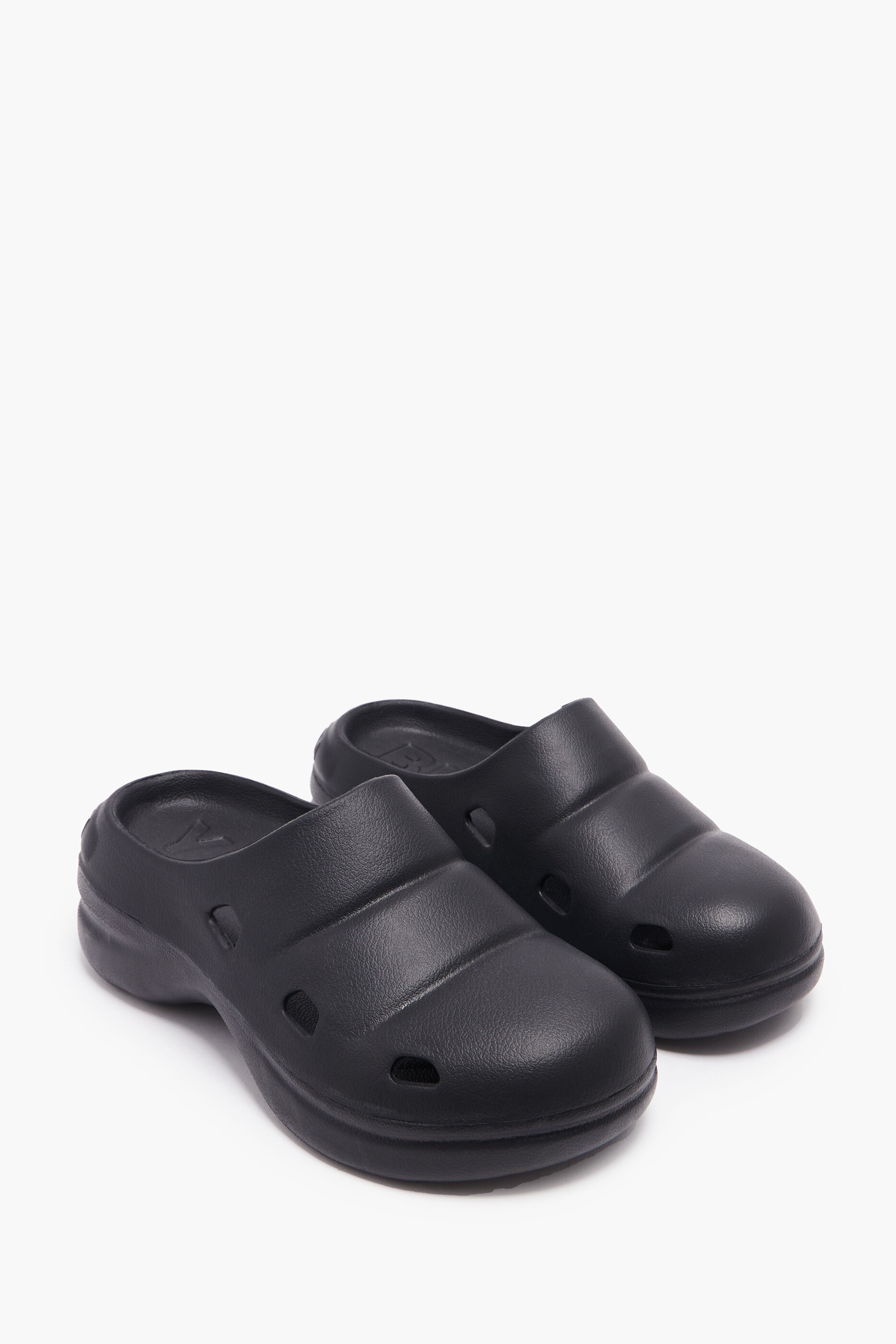 Tamanco plataforma preto