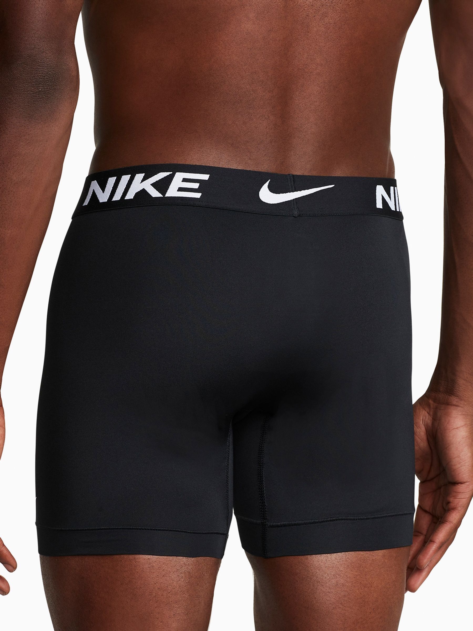 Nike DRI-Fit Essential verpakking van 3 zwarte micro boxershorts