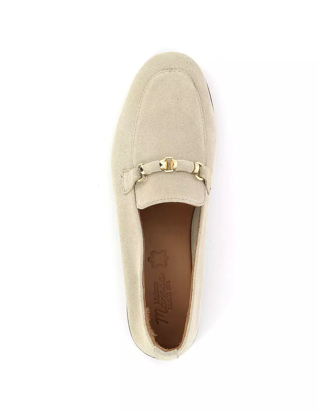 MAISON MANSA 35-48-706 - Mocassins & bateaux Taupe