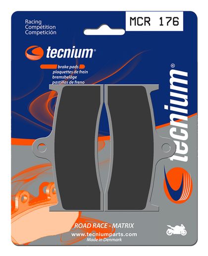 Plaquettes de freins Tecnium Racing métal fritté carbone - MCR176