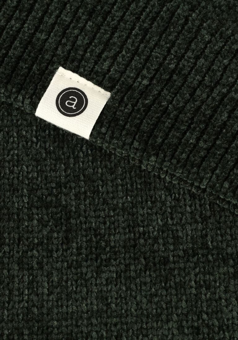 ANERKJENDT donkergroene anerkjendt trui aksune chenille knit