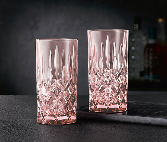 Nachtmann Noblesse Colors Longdrink, 6er-Set, rosé