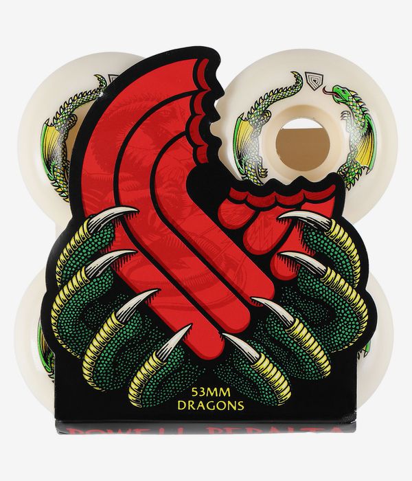 Powell-Peralta Dragons V6 Wide Cut Rollen (offwhite) 53 mm 93A 4er Pack