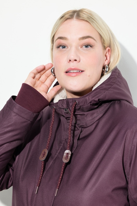HYPRAR Funktions-Steppjacke, wasserdicht, Teddyfleece