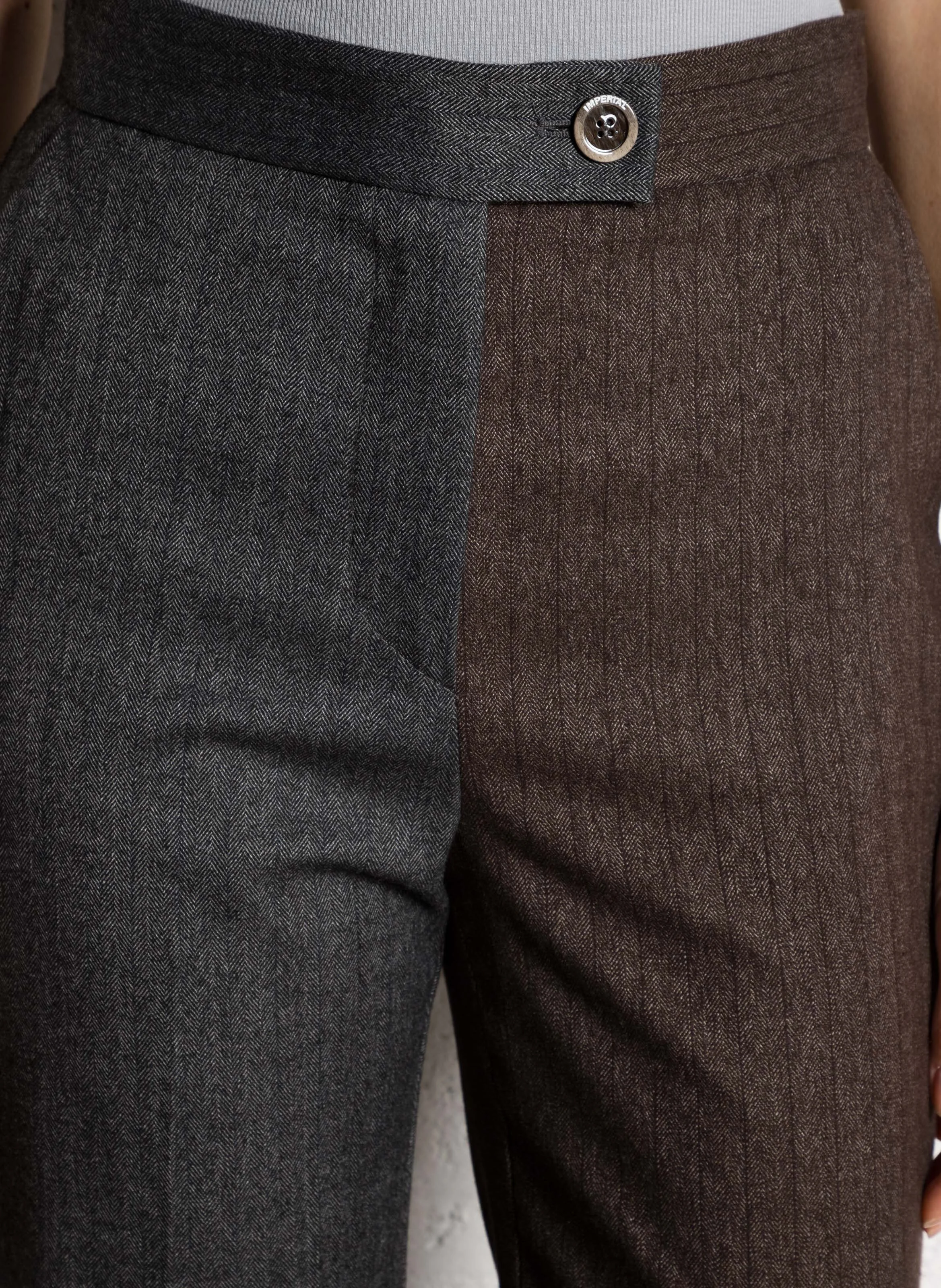 Pantalon droit| Multicolore