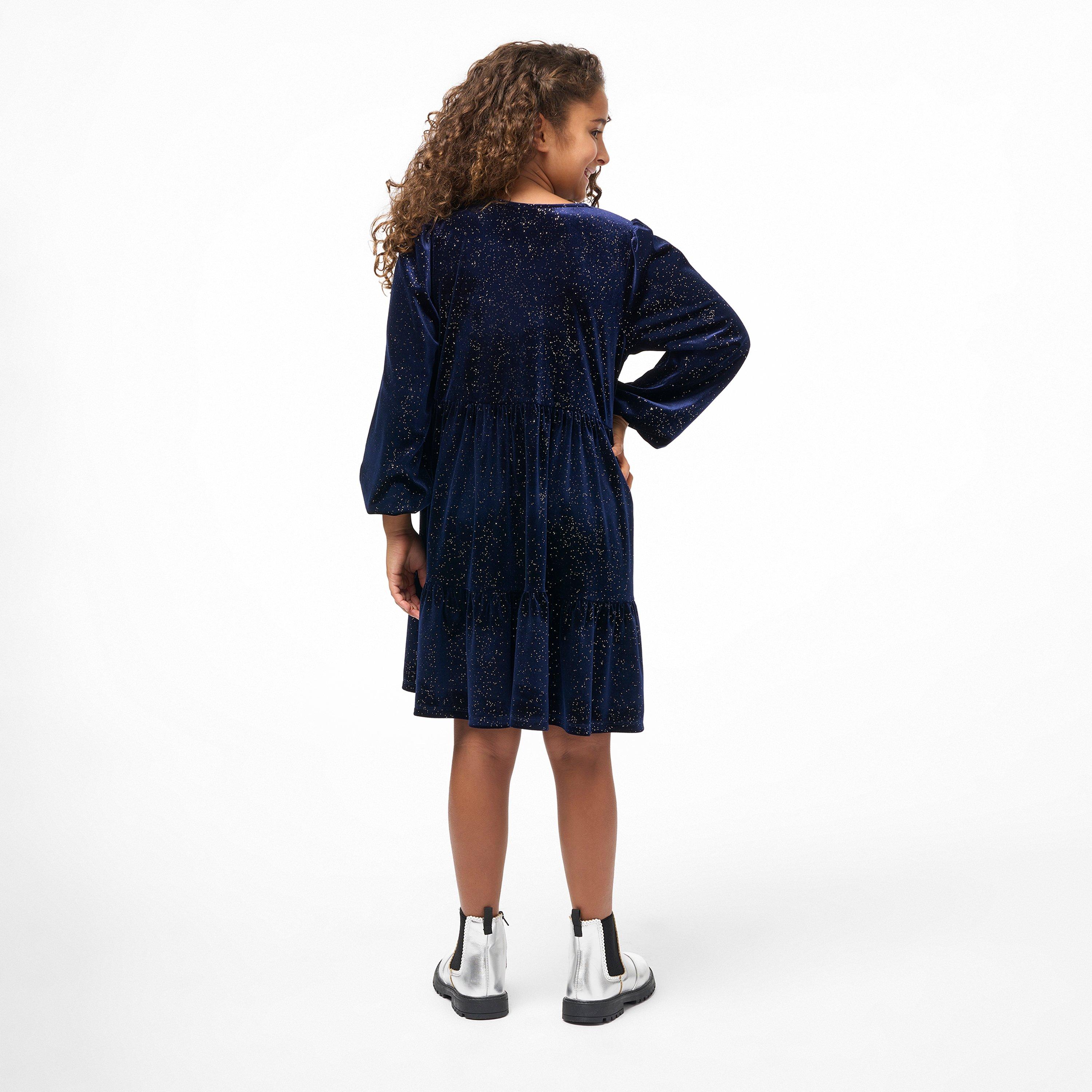 Biba Junior Girls Biba Velvet Glitter Dress