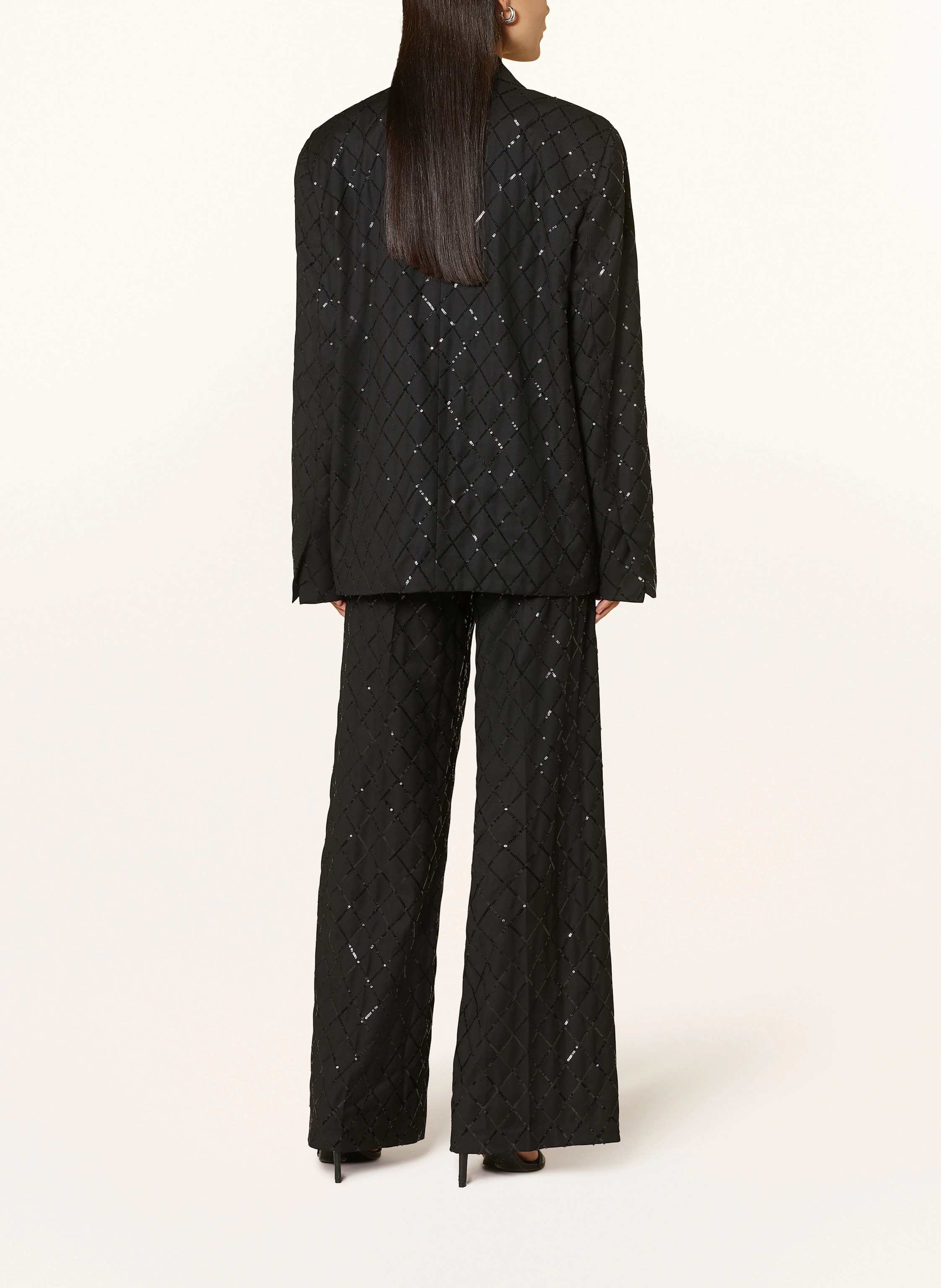 ROTATE Oversized-Blazer mit Pailletten