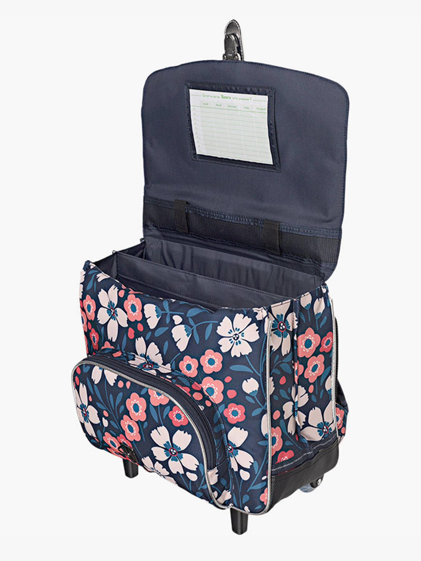 Cartable  roulettes 2 compartiments TANN'S