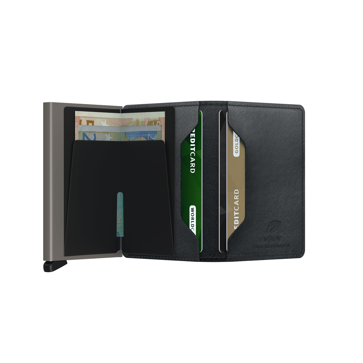 Secrid Slimwallet Portemonnee Mirum Plant-Based black