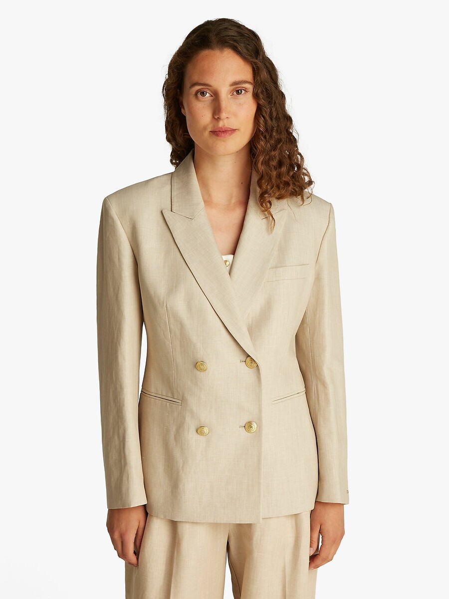 TOMMY HILFIGER<br>Blazer com dois botões