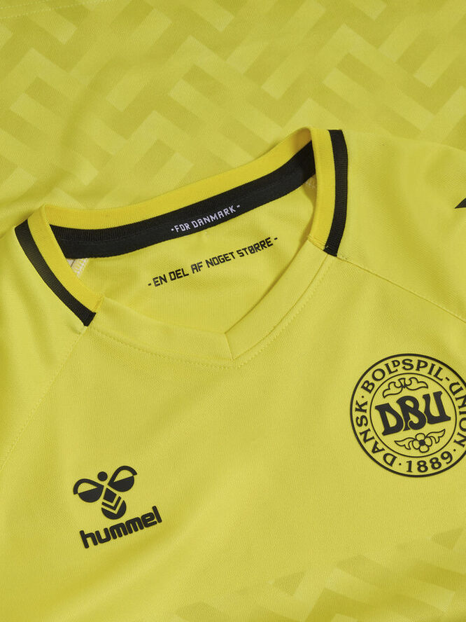 Hummel DBU Danmark målmandstrøje 23 Gul