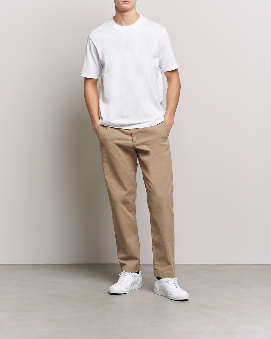 NN07 Adam Pima Crew Neck T-Shirt White