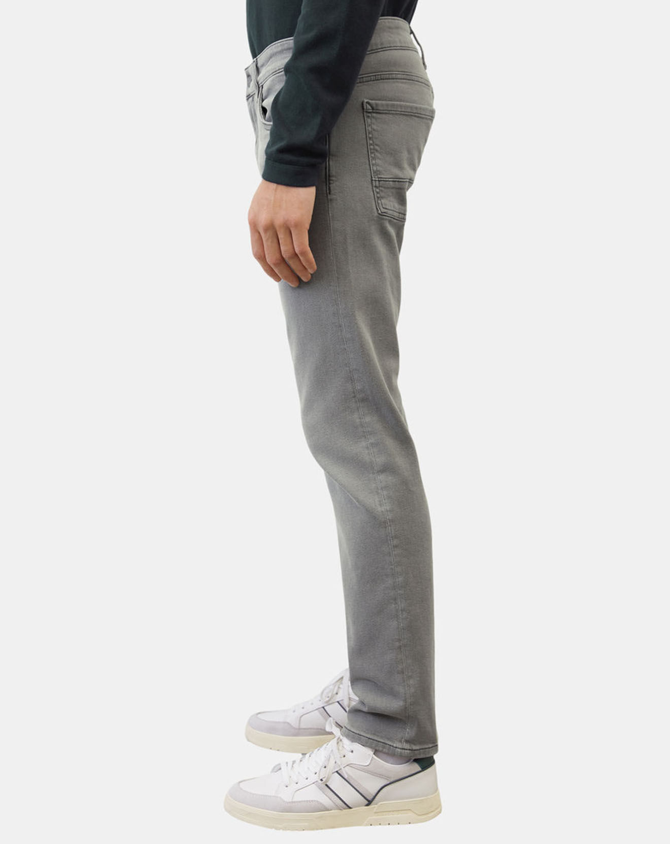 Marc O'Polo Jean droit Sjobo 5 poches gris