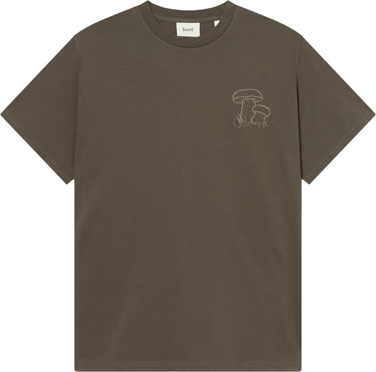 Forét TOAD T-SHIRT Cold brown