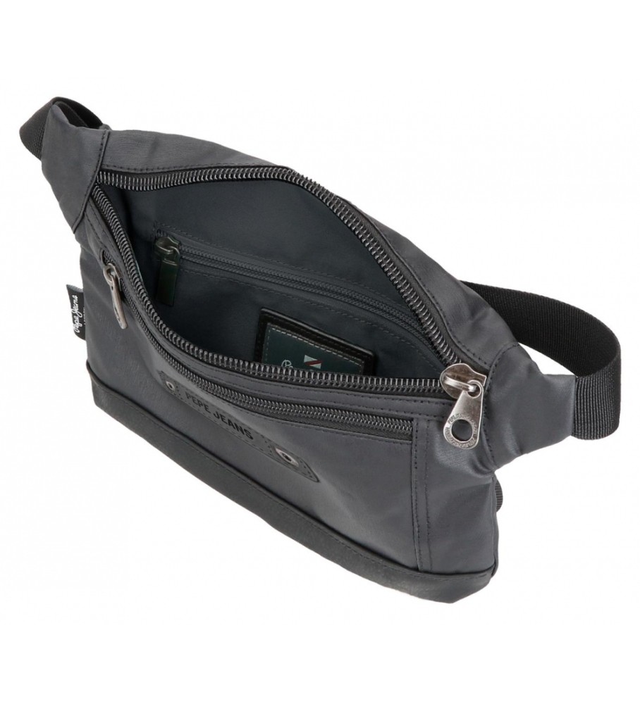 Pochete plana Pepe Jeans Hatfield, preta