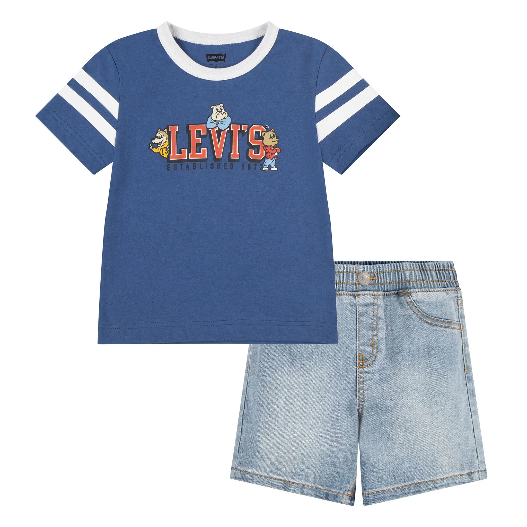 Levi's Ensemble Denim Mascot 2-4T