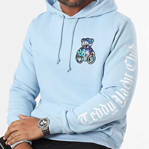 Sweat Capuche Art Series Blue Bleu Clair