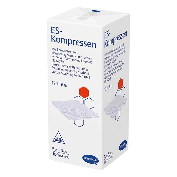 ES-Kompressen unsteril 5x5 cm 8fach, 100 St
