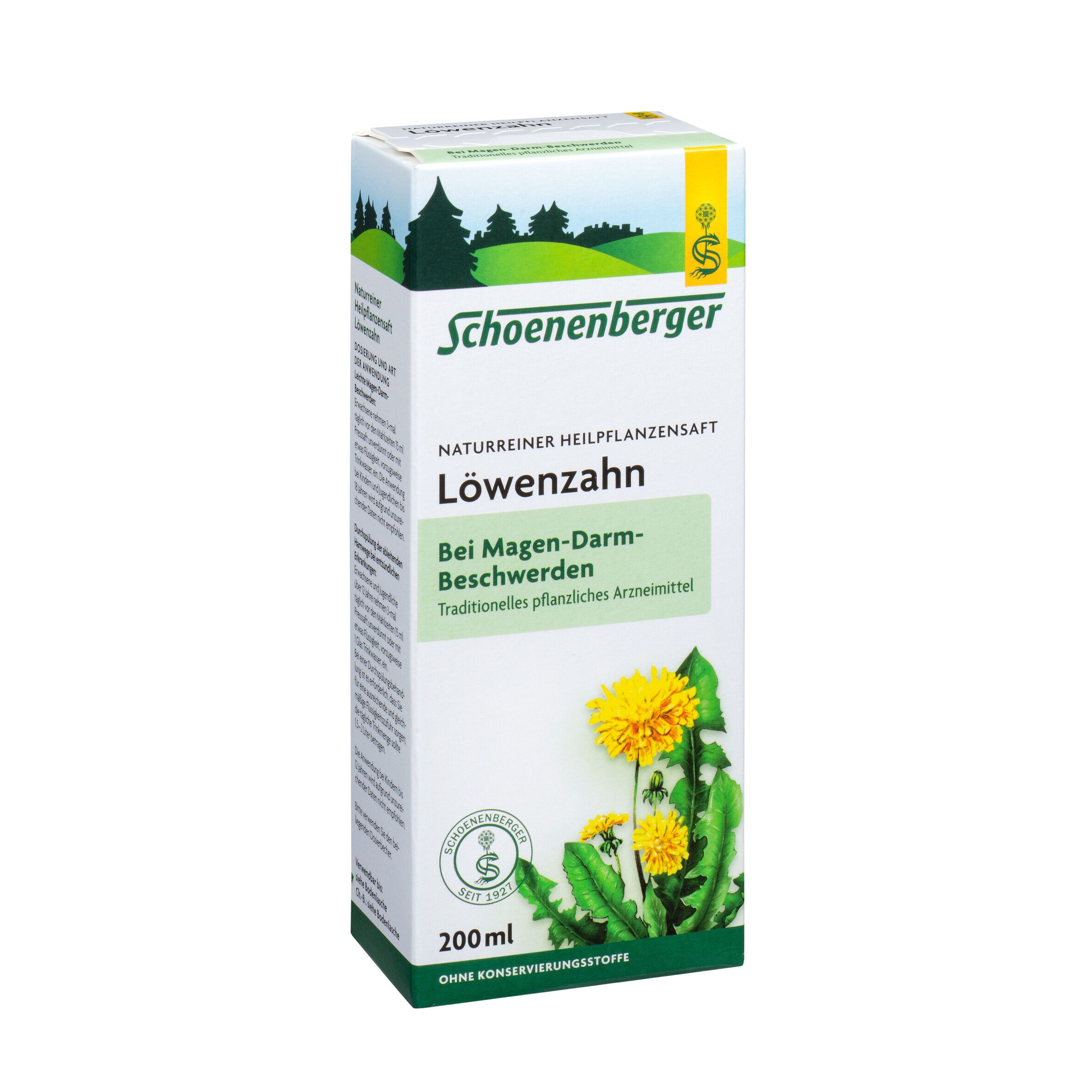 Schoenenberger® Heilpflanzensaft Löwenzahn