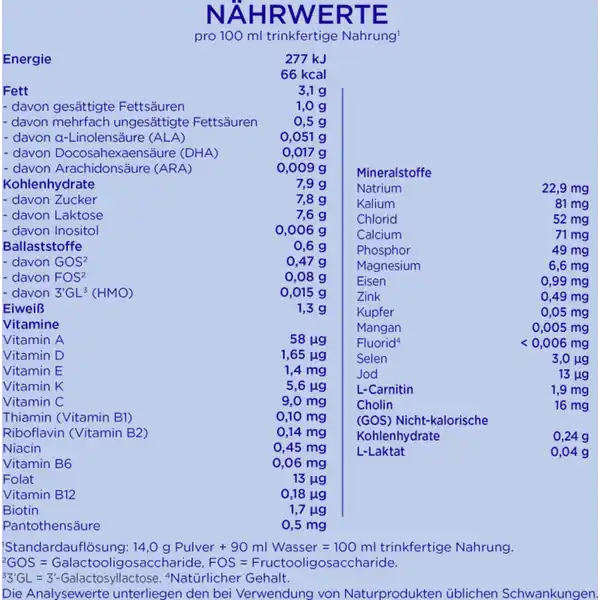 Pronutra 3 Folgemilch ab dem 10. Monat