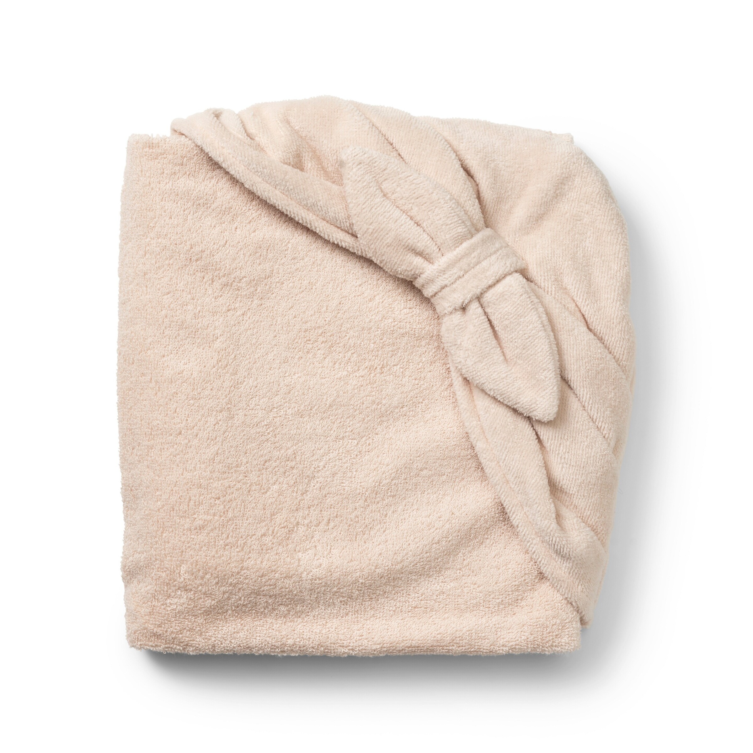 Elodie Kapuzenhandtuch - Powder Pink Bow