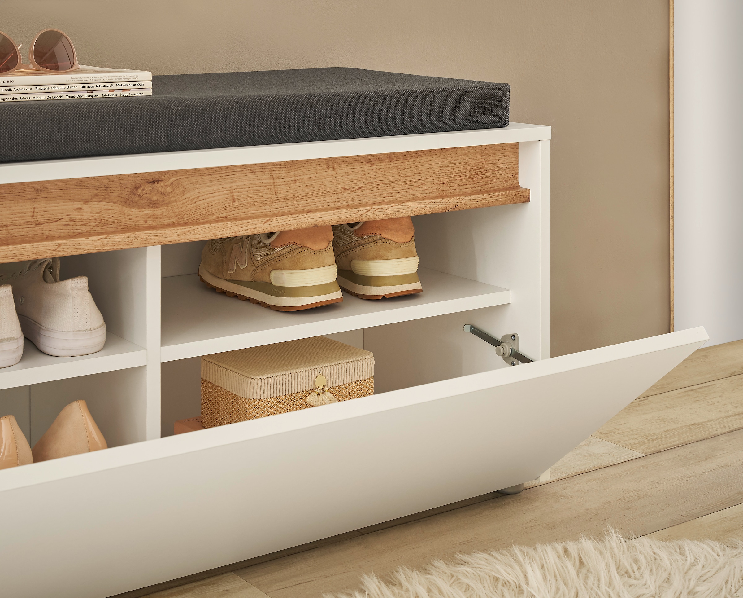 INOSIGN Garderoben-Set »GIRON/CiTY, moderne Garderobe, Komplettset mit viel Stauraum« Komplett-Set, 4 Stk. tlg.