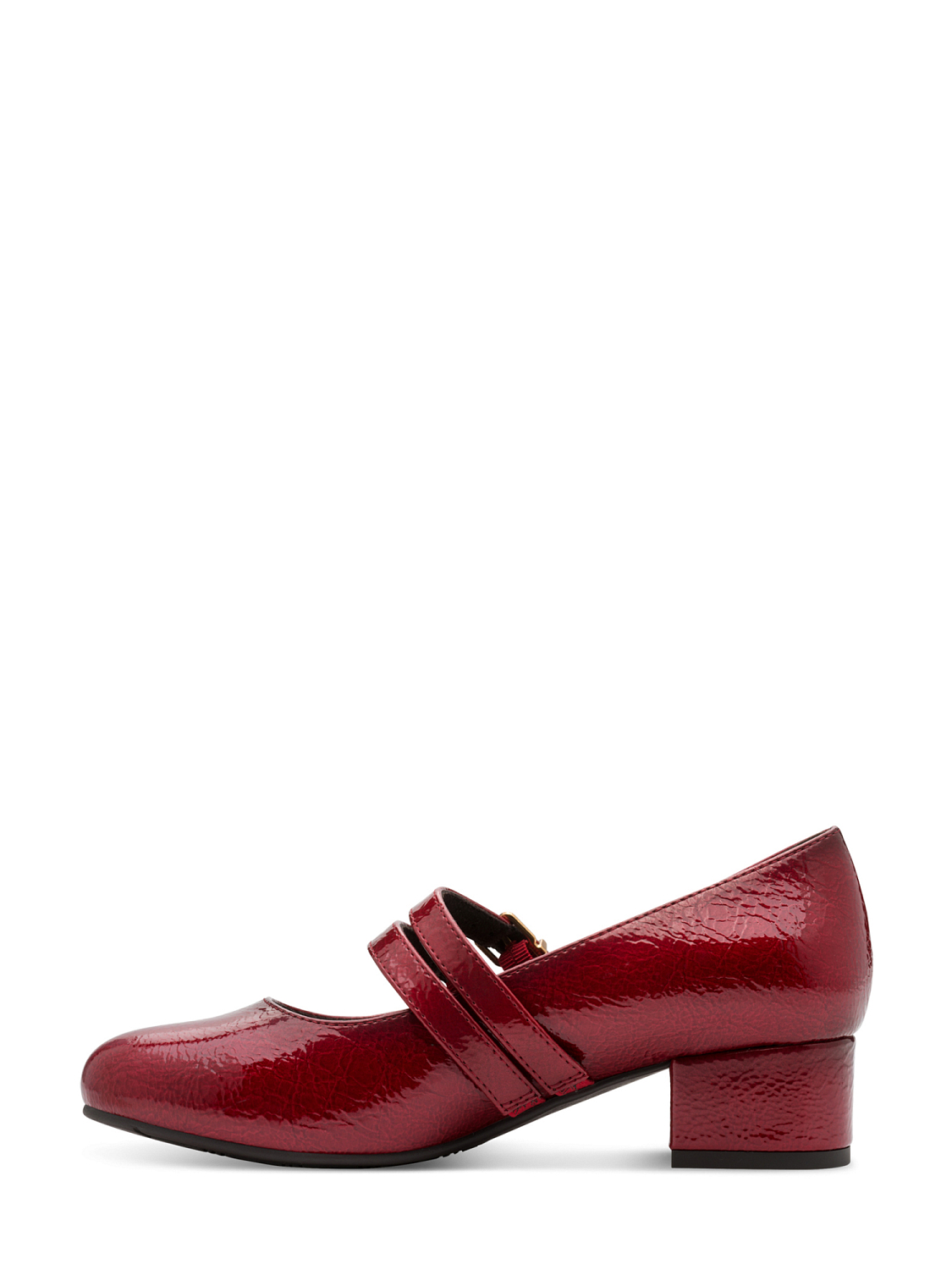 Jana Patent Mary Jane Burgundy