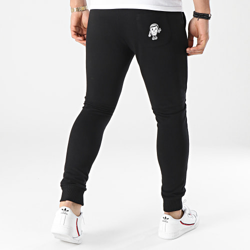 Pantalon Jogging M. Bourbier Noir Blanc