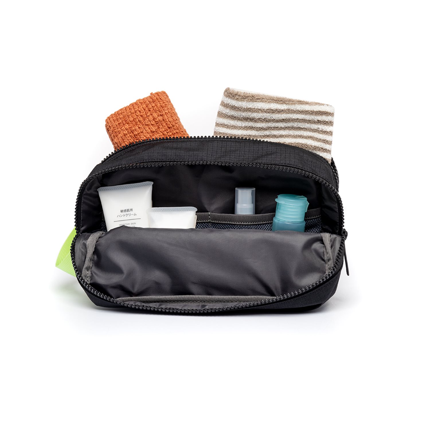 Lefrik Kei Double Washbag Vandra black lime ripstop