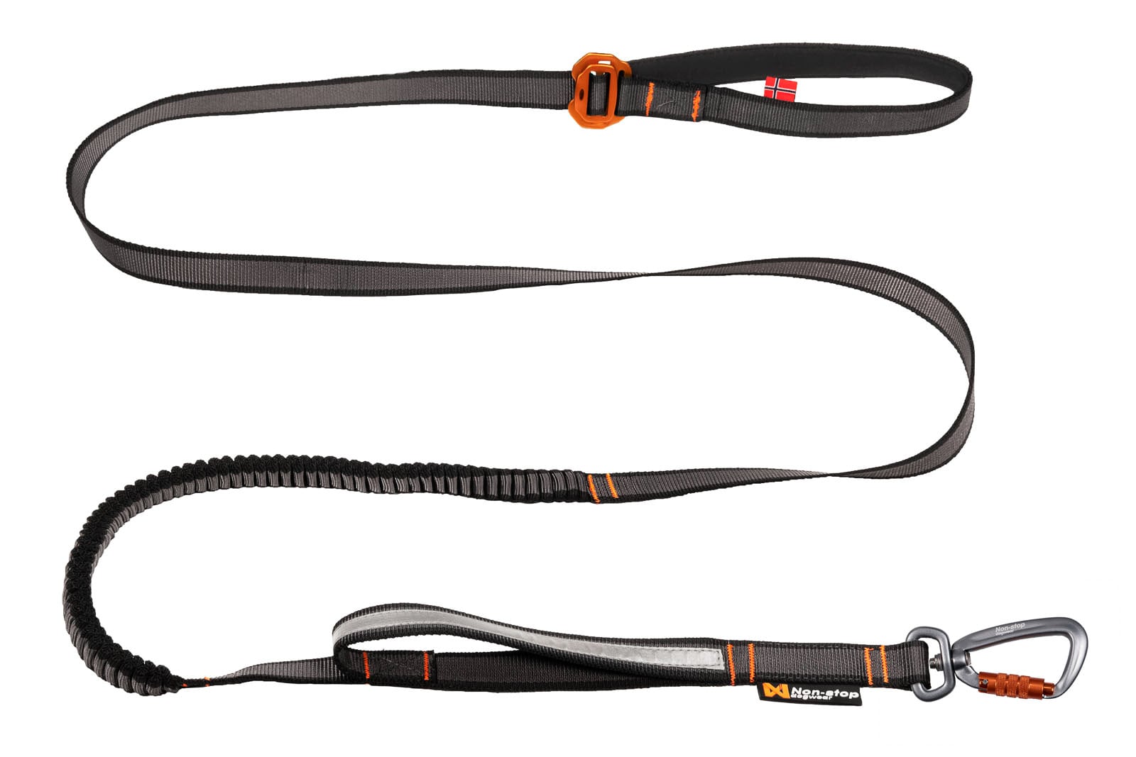 Kjøp Non-Stop Dogwear Touring Bungee Adjustable Leash fra Hekta på tur!