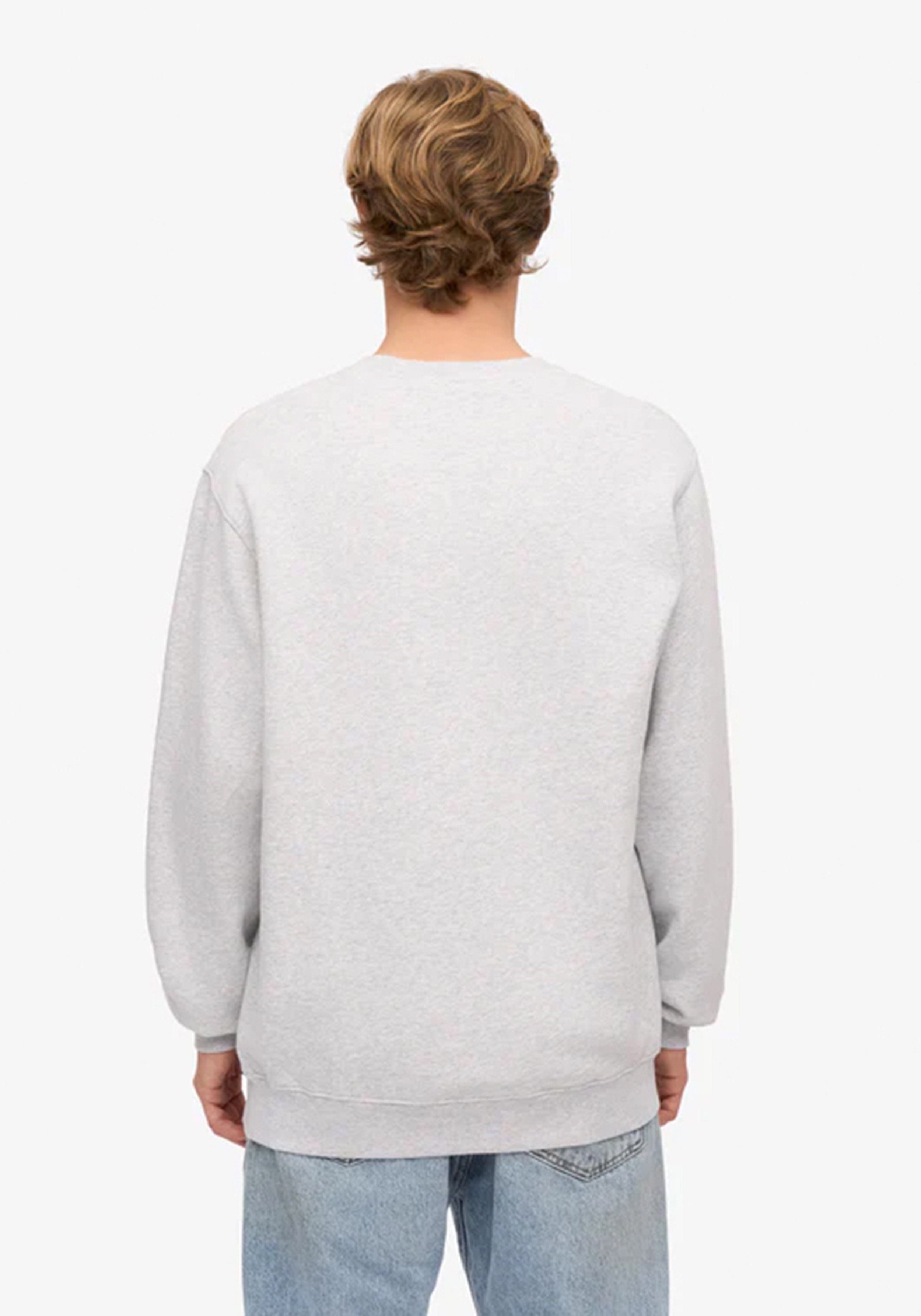 Colorful Standard Herren-Sweatshirt Snow Melange